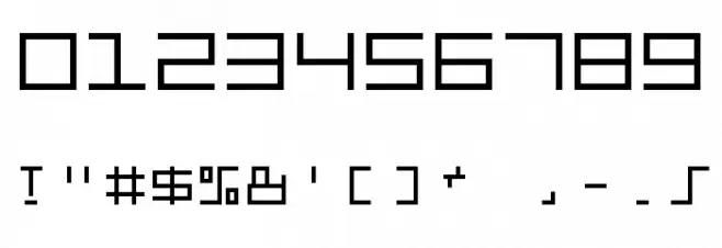 Y224 Font OTHER CHARS