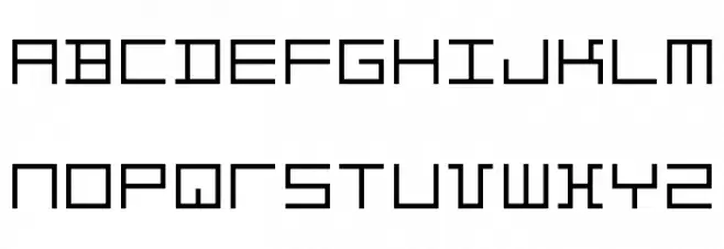 Y224 Font LOWERCASE
