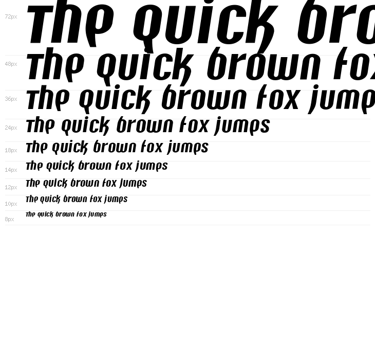 Y2K Analog Legacy Italic Waterfall