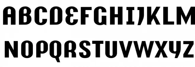 Y2K Analog Legacy Schriftart Groß