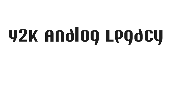 Y2K Analog Legacy Logo