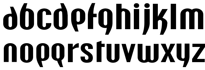 Y2K Analog Legacy Font LOWERCASE