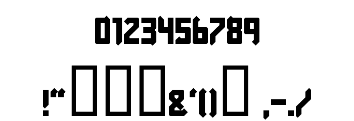 Y2K Friendly Future Font OTHER CHARS