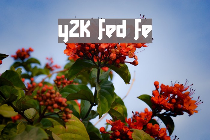 Y2K Friendly Future Font examples