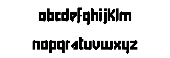 Y2K Friendly Future Font LOWERCASE