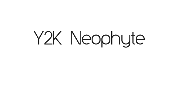 Y2K Neophyte Logo