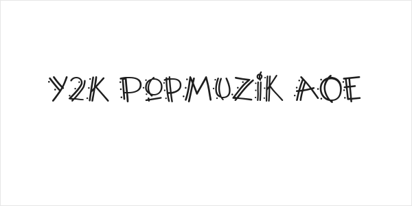 Y2K PopMuzik AOE Logo