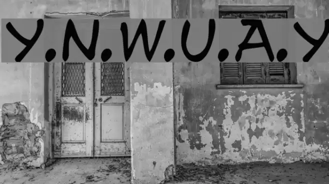 y.n.w.u.a.y Шрифта examples
