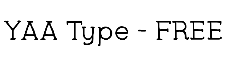 YAA Type - FREE फ़ॉन्ट