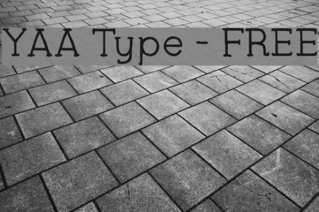 YAA Type - FREE Font examples
