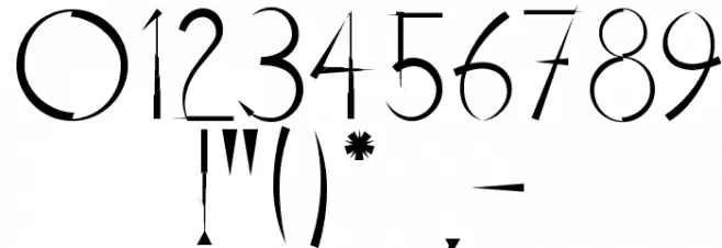 YALUVOSKI フォント その他の文字