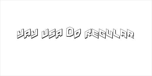 YAY USA 3D Regular Logo