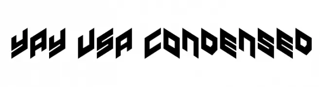 YAY USA Condensed  Free Fonts Download