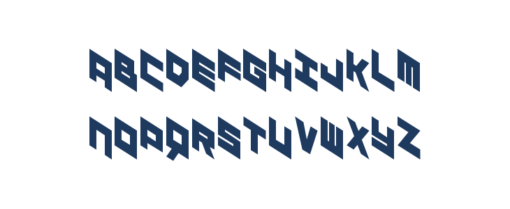 YAY USA Condensed Lowercase