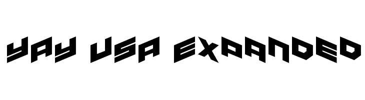 YAY USA Expanded  フリーフォントのダウンロード