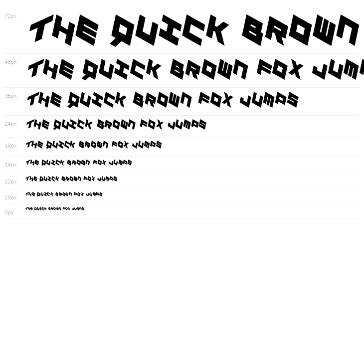 YAY USA Italic Waterfall