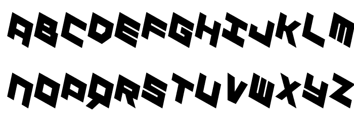YAY USA Italic Font LOWERCASE