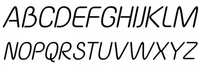 Yaahowu Italic Italic Polices MAJUSCULES