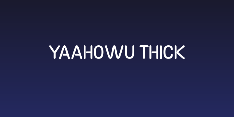 Yaahowu Thick Social Header