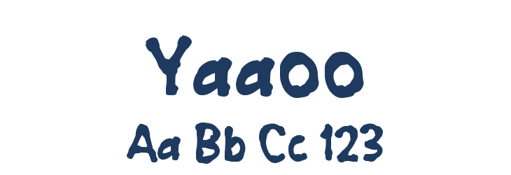 Yaaoo Font Preview