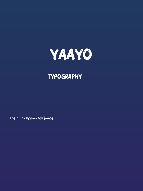 Yaayo Poster