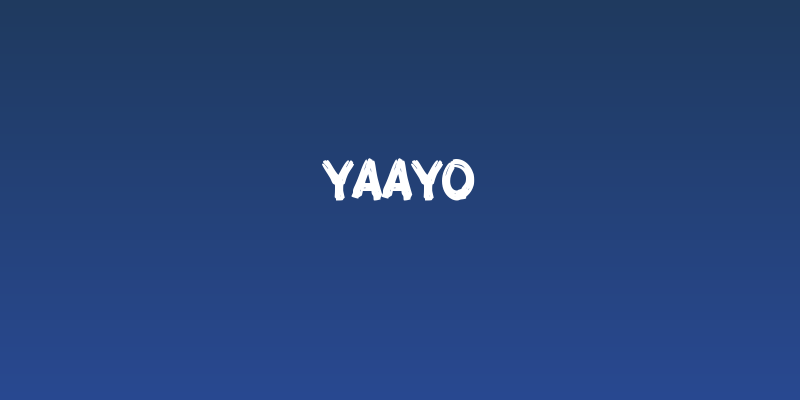 Yaayo Social Header