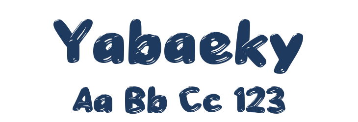 Yabaeky Font Preview