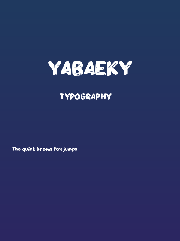 Yabaeky Poster