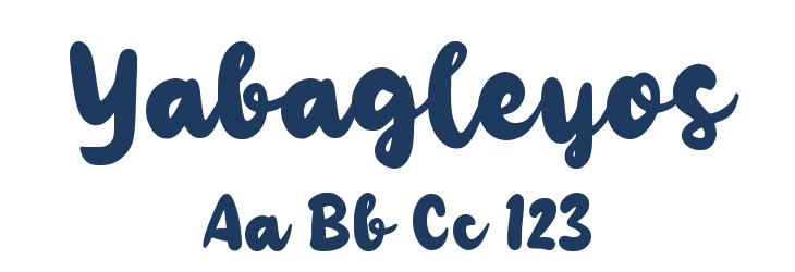 Yabagleyos Font Preview