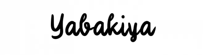 Yabakiya Font
