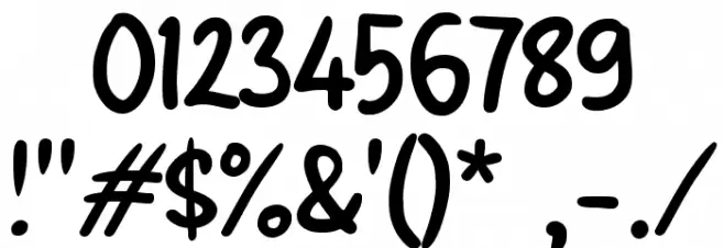 Yabakiya Font OTHER CHARS