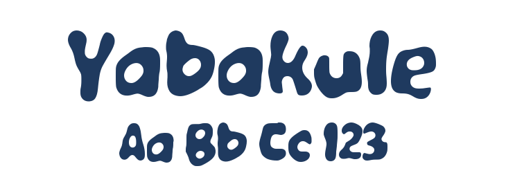 Yabakule Font Preview