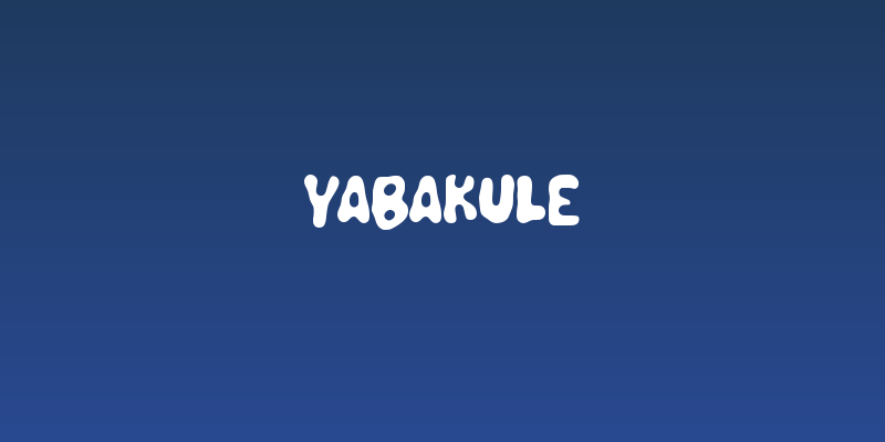 Yabakule Social Header