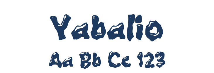 Yabalio Font Preview