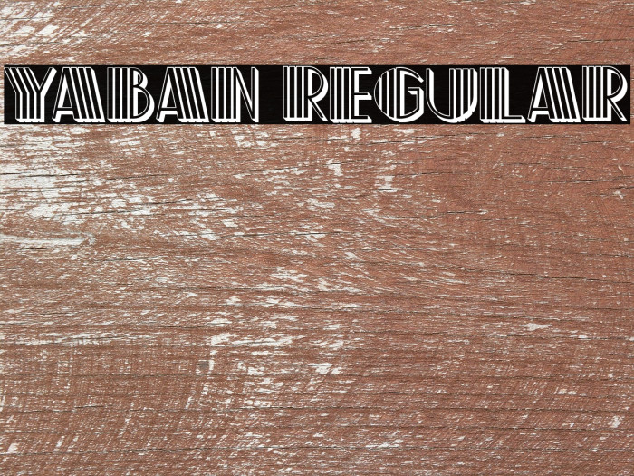 Yaban Regular Example 2