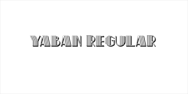 Yaban Regular Logo