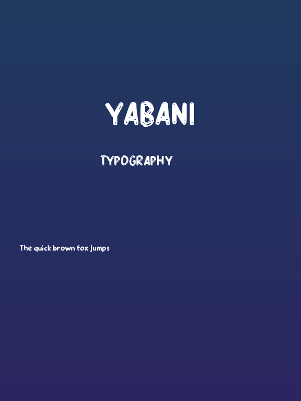 Yabani Poster