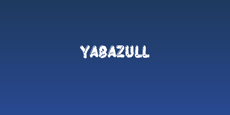 Yabazull Social Header
