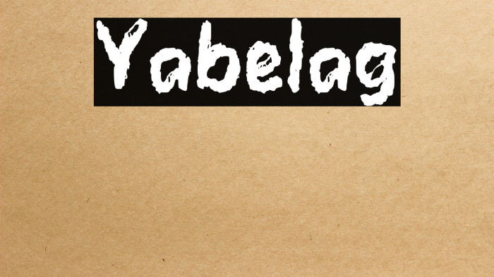 Yabelagi Example 1