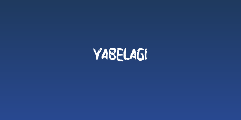 Yabelagi Social Header