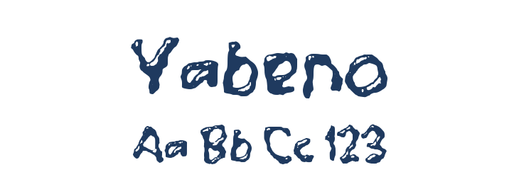 Yabeno Font Preview