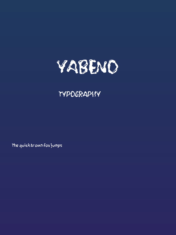 Yabeno Poster