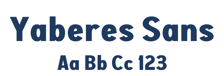 Yaberes Sans Font Preview