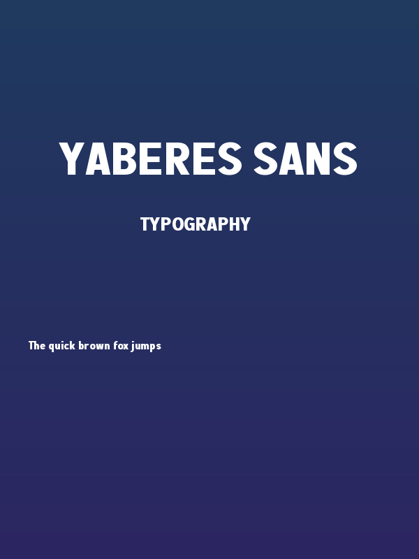 Yaberes Sans Poster