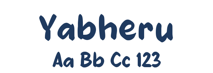Yabheru Font Preview