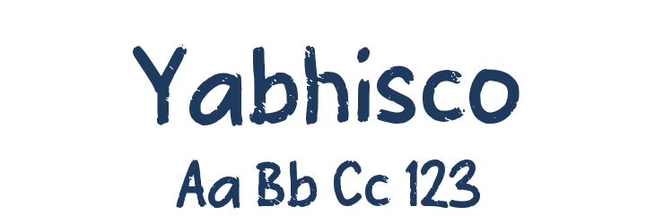 Yabhisco Font Preview