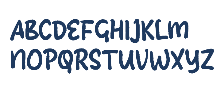 Yabiary Script Uppercase