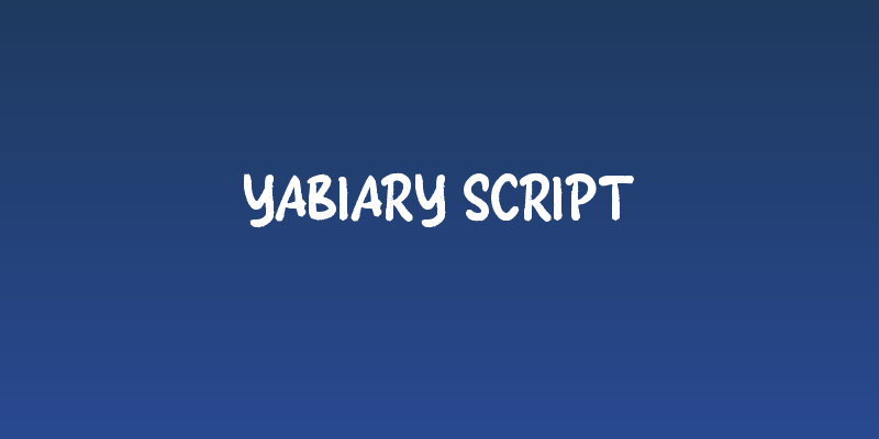 Yabiary Script Social Header