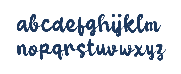 Yabiary Script Lowercase