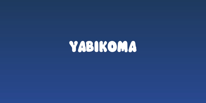 Yabikoma Social Header